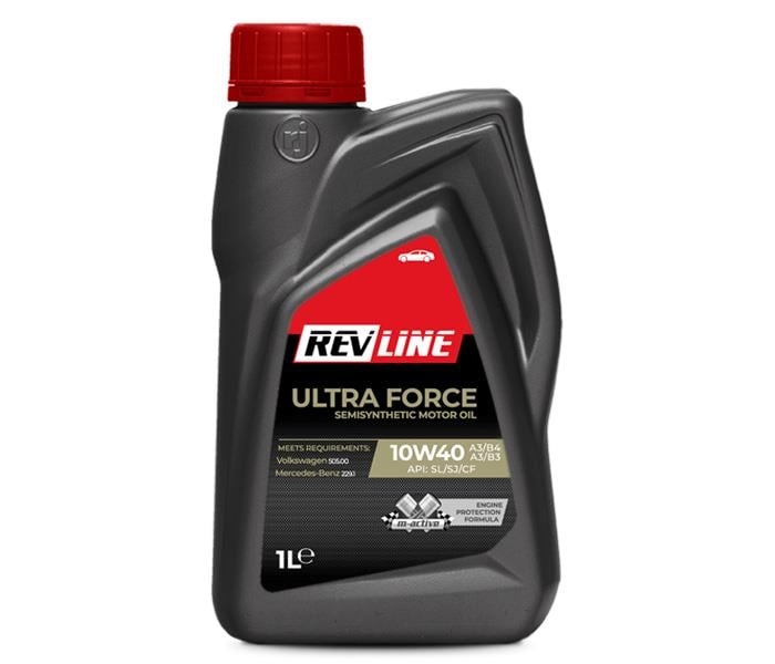 Revline RV1111576 Моторна олива Revline Ultra Force Semisynthetic 10W-40, 1л RV1111576: Приваблива ціна - Купити в Україні на EXIST.UA!