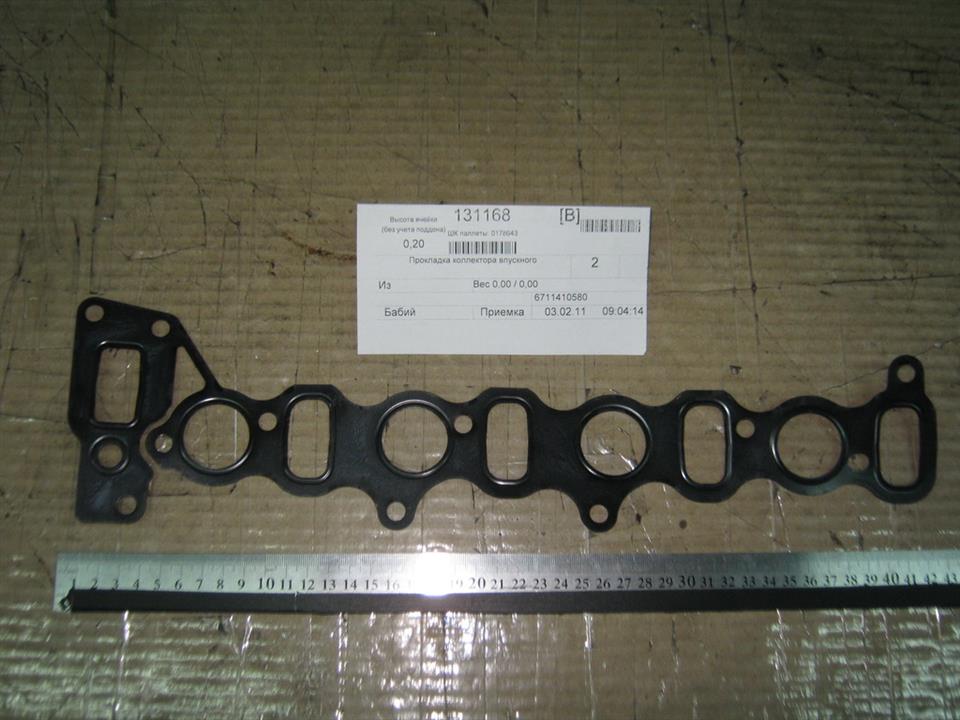 Ssang Yong 6711410580 Прокладка впускного коллектора 6711410580: Отличная цена - Купить в Украине на EXIST.UA! 6711410580 Ssang Yong Прокладка впускного коллектора