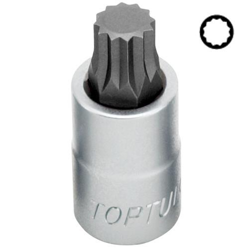 Головка с насадкой SPLINE M12, 1/2" Toptul BCHA1612