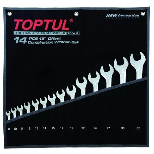 GPAX1401 Toptul Набор ключей комбинированных 14 шт. 8-32 "Hi-Performance"
