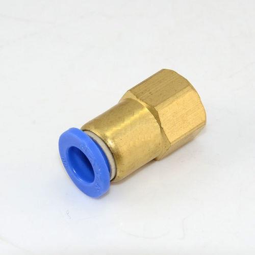 SPCF0601 Airkraft Соединение цанговое для полиуретановых шлангов PU/PR (прямое, шланг - внутр. резьба) 6ммX1/8"