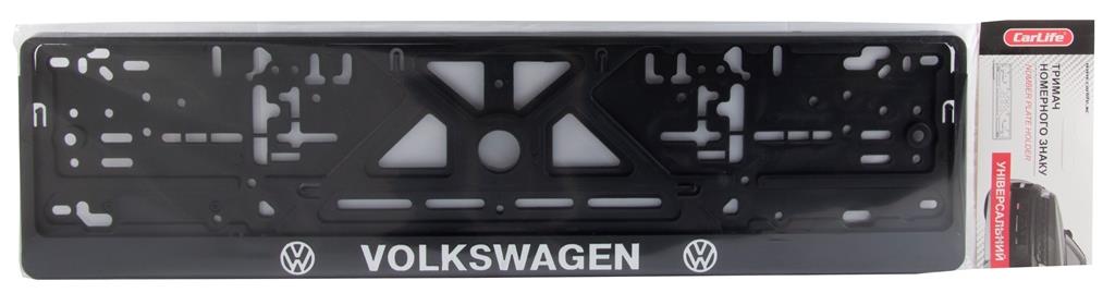 Рамка під номер, об&#39;ємні літери, Volkswagen CarLife NH48
