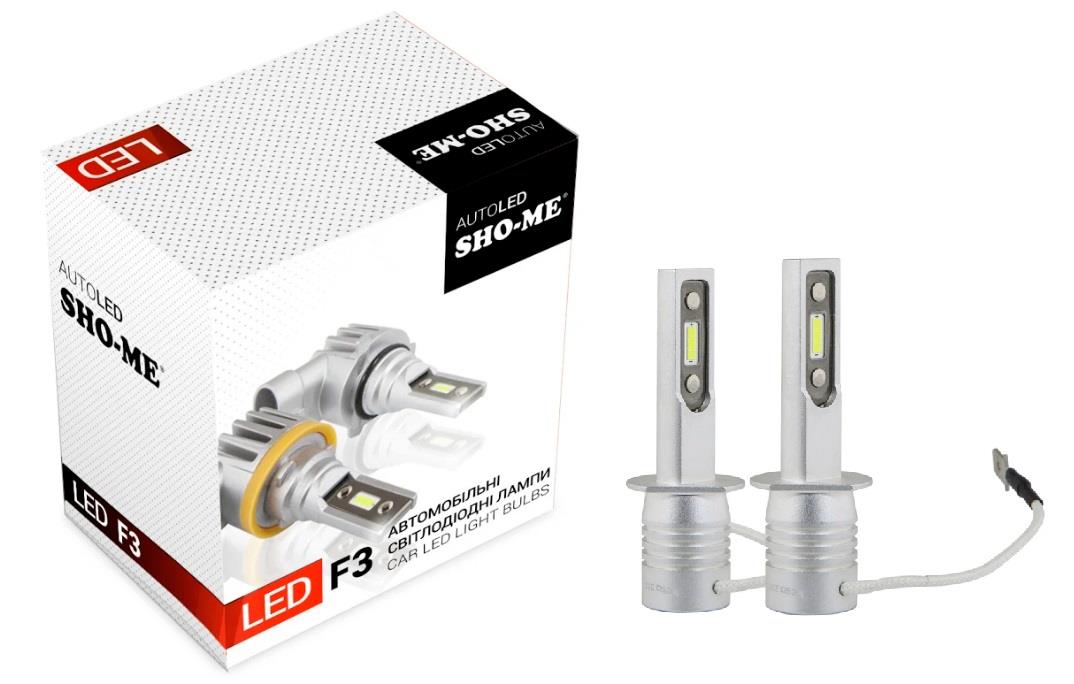 Sho-Me SM F3 H1 Лампи світлодіодні комплект Sho-Me F3 H1 24V 20W 6000K SMF3H1: Приваблива ціна - Купити в Україні на EXIST.UA!