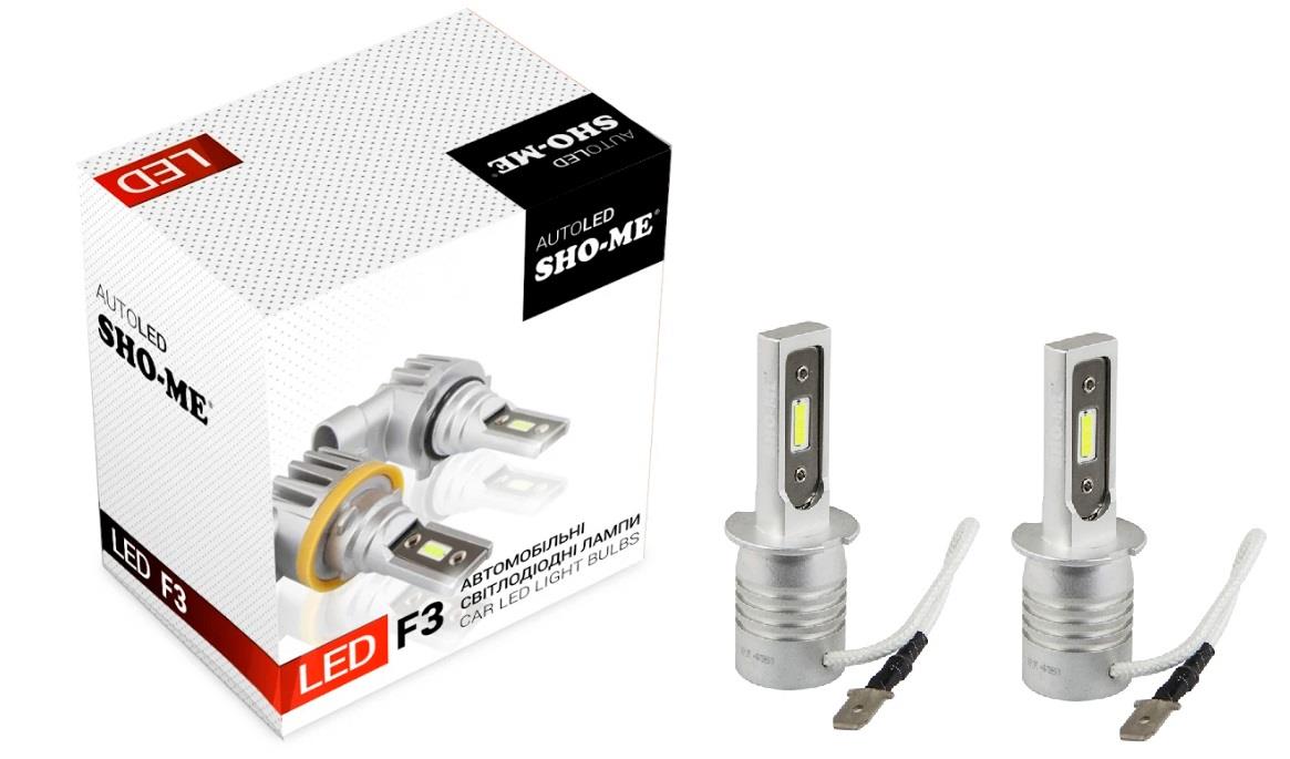Sho-Me SM F3 H3 Лампи світлодіодні комплект Sho-Me F3 H3 24V 20W 6000K SMF3H3: Купити в Україні - Добра ціна на EXIST.UA!