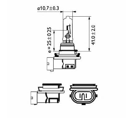 Narva Лампа галогенна Narva Standard 12В H9 65Вт – ціна 451 UAH
