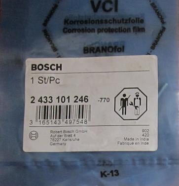 Bosch 2 433 101 246 Штанга форсунки 2433101246: Купити в Україні - Добра ціна на EXIST.UA!