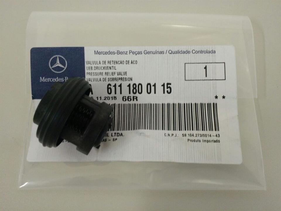 Mercedes A 611 180 01 15 Клапан масляного насосу A6111800115: Купити в Україні - Добра ціна на EXIST.UA!