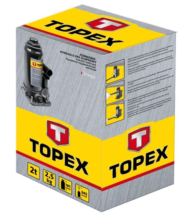 Topex 97X032 Домкрат гідравлічний пляшковий, 2 т, 180-345 мм 97X032: Приваблива ціна - Купити в Україні на EXIST.UA!