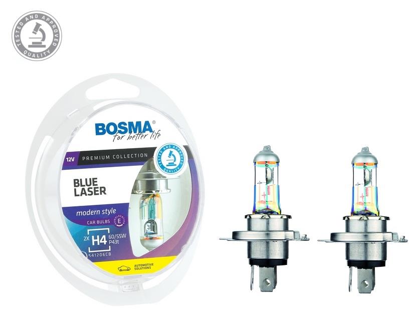 Bosma 3684 Лампа галогенна Bosma Blue Laser 12В H4 60/55Вт 3684: Приваблива ціна - Купити в Україні на EXIST.UA!
