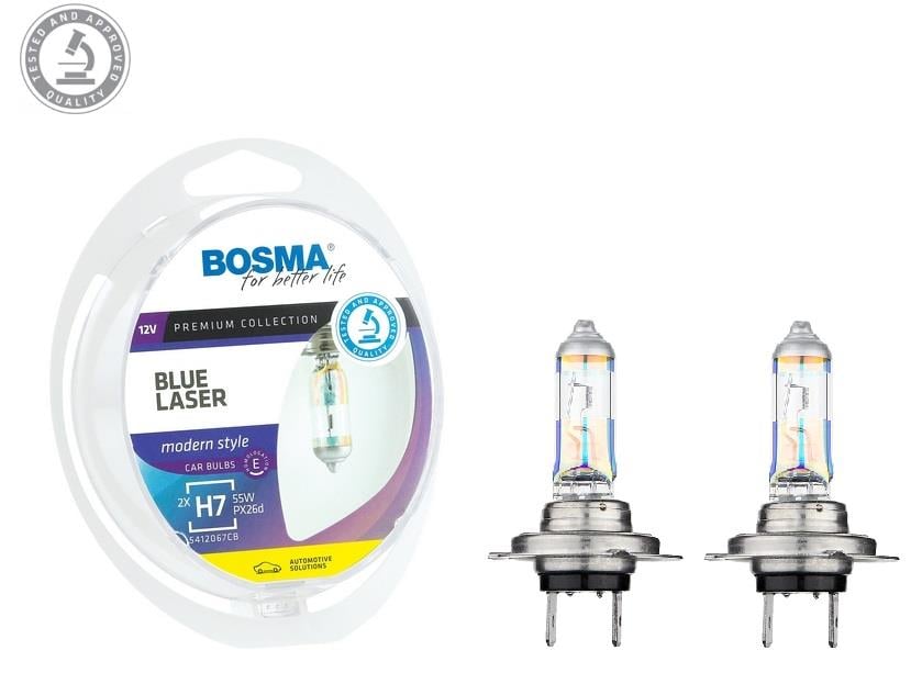 Bosma 3707 Лампа галогенна Bosma Blue Laser 12В H7 55Вт 3707: Купити в Україні - Добра ціна на EXIST.UA!