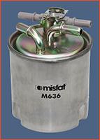 Misfat M636 Фільтр палива M636: Купити в Україні - Добра ціна на EXIST.UA!