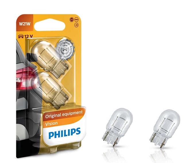 Philips 12065B2 Лампа розжарювання W21W 12V 21W 12065B2: Купити в Україні - Добра ціна на EXIST.UA!