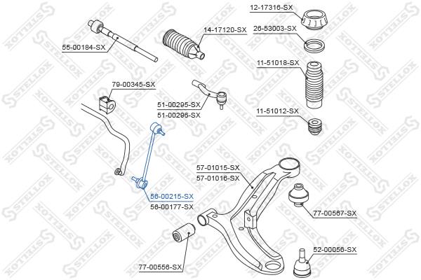 Купить Stellox 56-00215-SX по низкой цене в Украине!