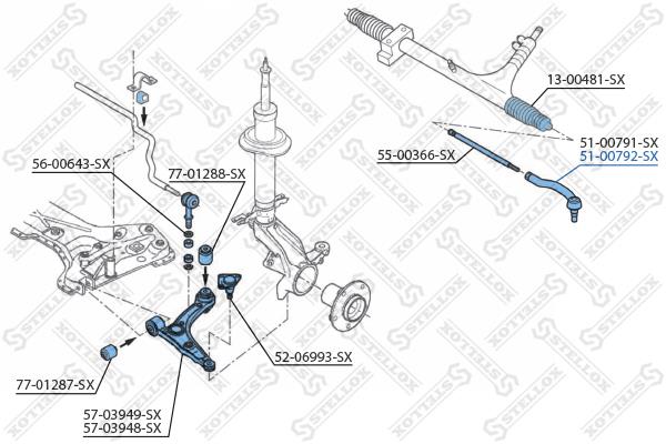 Купить Stellox 51-00792-SX по низкой цене в Украине!