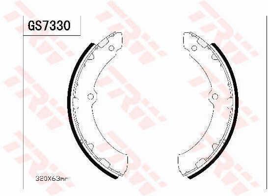 TRW GS7330 Колодки гальмівні стояночного гальма GS7330: Купити в Україні - Добра ціна на EXIST.UA!