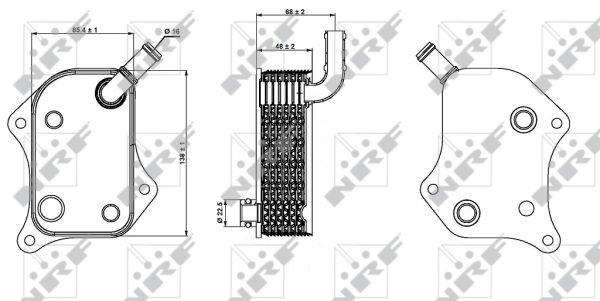 NRF Радиатор масляный – цена 3549 UAH