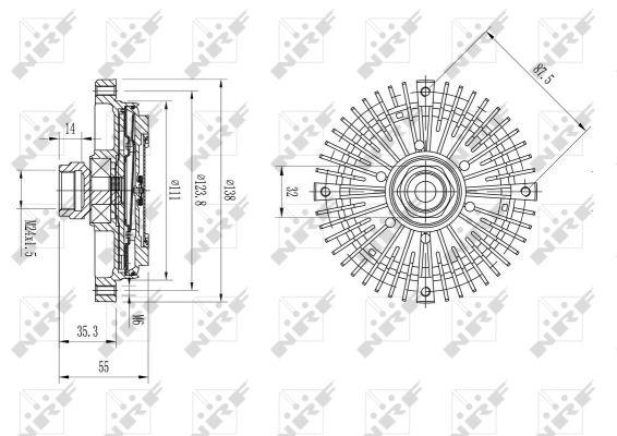 NRF Радиатор – цена 2136 UAH