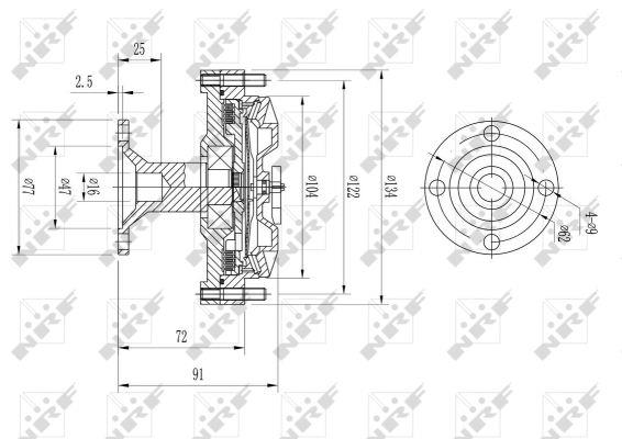 NRF Вискомуфта в сборе – цена 2139 UAH