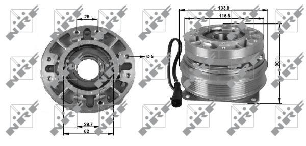 NRF Вискомуфта в сборе – цена 8058 UAH