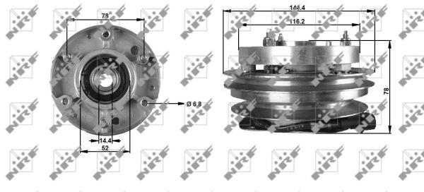 NRF Вискомуфта в сборе – цена 6795 UAH