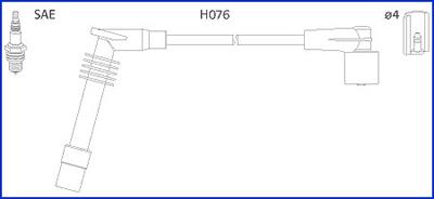 Hitachi 134234 Дроти високовольтні, комплект 134234: Купити в Україні - Добра ціна на EXIST.UA!
