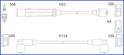 Hitachi 134391 Дроти високовольтні, комплект 134391: Купити в Україні - Добра ціна на EXIST.UA!