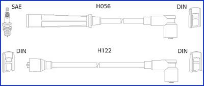 Hitachi 134438 Дроти високовольтні, комплект 134438: Купити в Україні - Добра ціна на EXIST.UA!