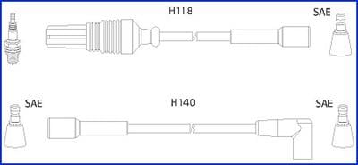 Hitachi 134471 Дроти високовольтні, комплект 134471: Купити в Україні - Добра ціна на EXIST.UA!