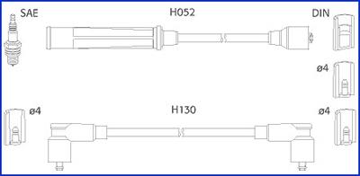 Hitachi 134473 Дроти високовольтні, комплект 134473: Купити в Україні - Добра ціна на EXIST.UA!