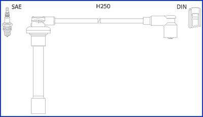 Hitachi 134520 Дроти високовольтні, комплект 134520: Купити в Україні - Добра ціна на EXIST.UA!