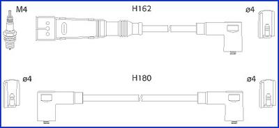 Hitachi 134711 Дроти високовольтні, комплект 134711: Купити в Україні - Добра ціна на EXIST.UA!