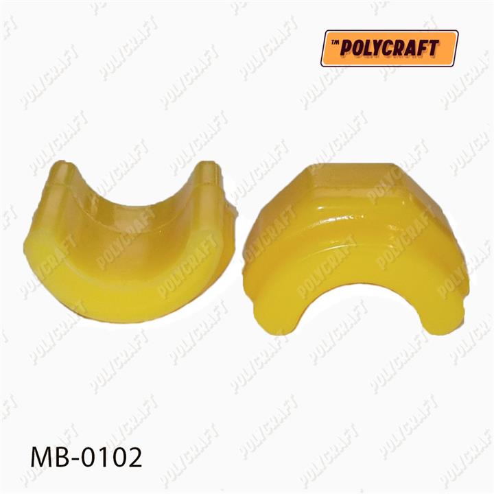 POLYCRAFT MB-0102 Втулка переднего стабилизатора полиуретановая MB0102: Отличная цена - Купить в Украине на EXIST.UA! MB0102 POLYCRAFT Втулка переднего стабилизатора полиуретановая