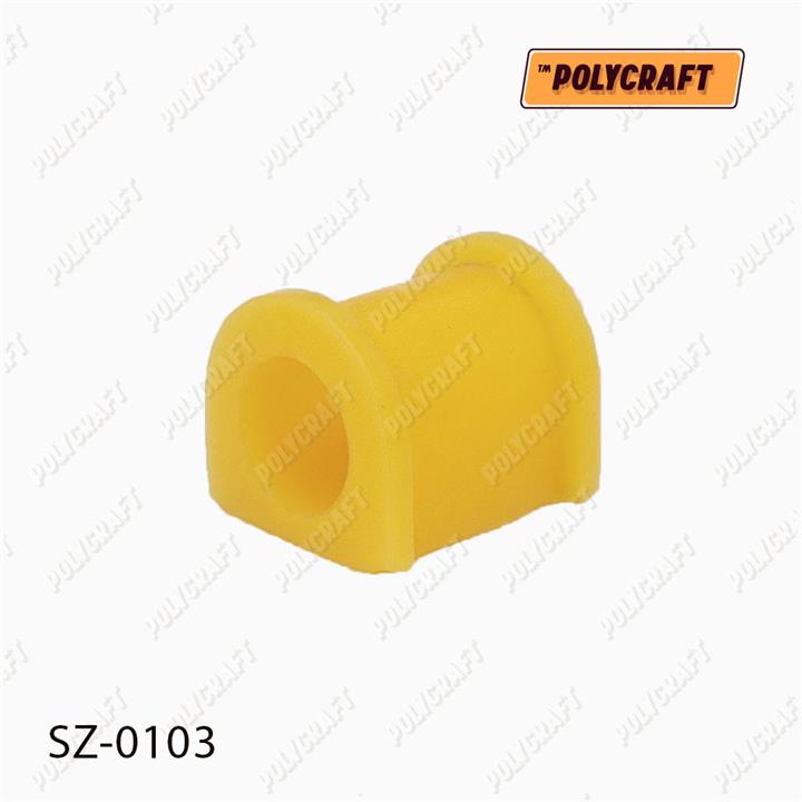 POLYCRAFT SZ-0103 Втулка переднего стабилизатора полиуретановая SZ0103: Отличная цена - Купить в Украине на EXIST.UA! SZ0103 POLYCRAFT Втулка переднего стабилизатора полиуретановая