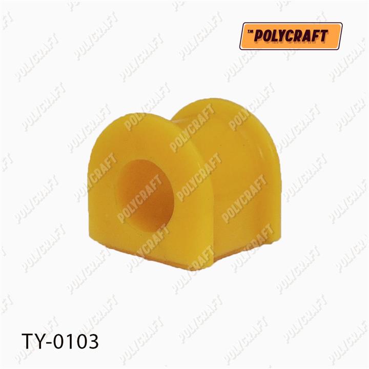 POLYCRAFT TY-0103 Втулка переднего стабилизатора полиуретановая TY0103: Отличная цена - Купить в Украине на EXIST.UA! TY0103 POLYCRAFT Втулка переднего стабилизатора полиуретановая