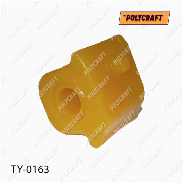 POLYCRAFT TY-0163 Втулка стабилизатора переднего полиуретановая левая TY0163: Отличная цена - Купить в Украине на EXIST.UA! TY0163 POLYCRAFT Втулка стабилизатора переднего полиуретановая левая