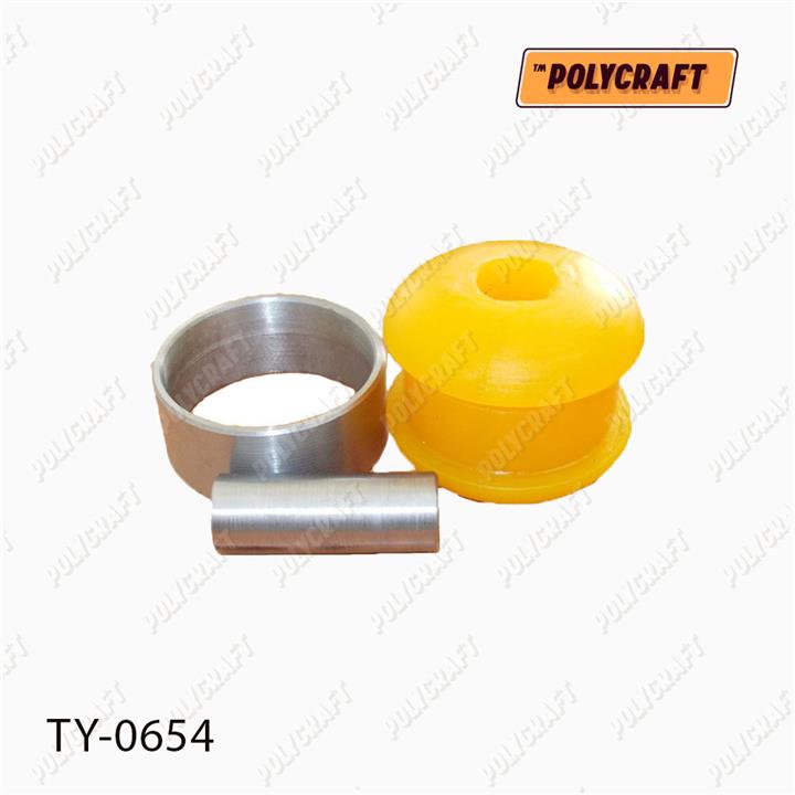 POLYCRAFT TY-0654 Сайлентблок переднего нижнего рычага задний полиуретановый TY0654: Отличная цена - Купить в Украине на EXIST.UA! TY0654 POLYCRAFT Сайлентблок переднего нижнего рычага задний полиуретановый