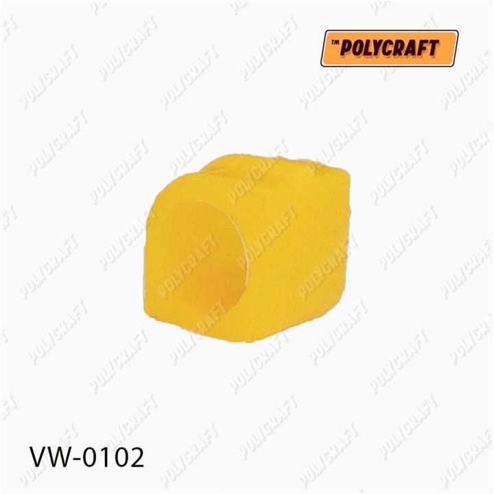POLYCRAFT VW-0102 Втулка переднего стабилизатора полиуретановая VW0102: Отличная цена - Купить в Украине на EXIST.UA! VW0102 POLYCRAFT Втулка переднего стабилизатора полиуретановая