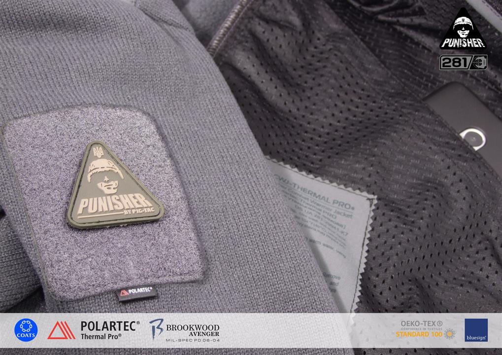 P1G Куртка утепляющая зимова &quot;PCWJ-Thermal Pro&quot; (Punisher Combat Warmer Jacket Polartec Thermal Pro) UA281-29941-GT – ціна