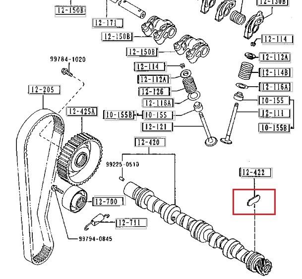 Купить Mazda B54112415A – отличная цена на EXIST.UA!