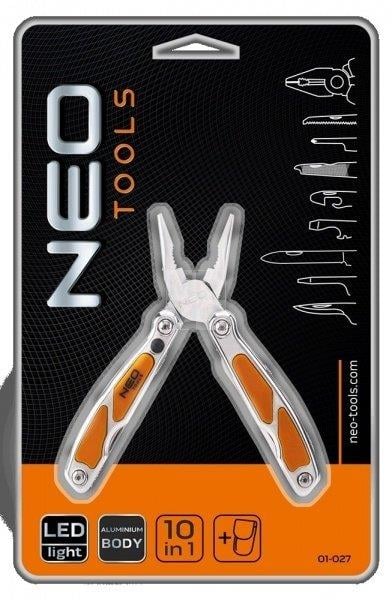 Neo Tools 01-027 Мультитул mini, 10 элементов, с LED фонариком 01027: Отличная цена - Купить в Украине на EXIST.UA!