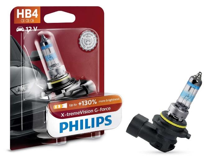 Philips 9006XVGB1 Лампа галогенна Philips X-tremeVision G-force +130% 12В HB4 51Вт +130% 9006XVGB1: Купити в Україні - Добра ціна на EXIST.UA!