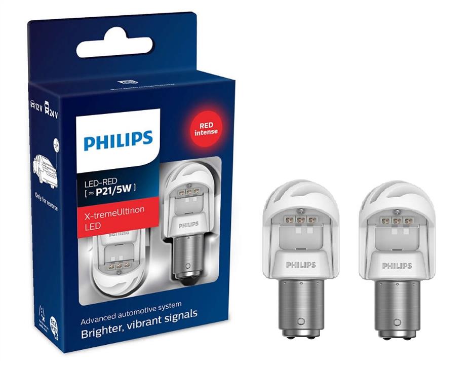 Philips 11499XURX2 Лампа світлодіодна Philips X-tremeUltinon LED gen2 P21/5W 12/24V BAY15d (2 шт.) 11499XURX2: Купити в Україні - Добра ціна на EXIST.UA!
