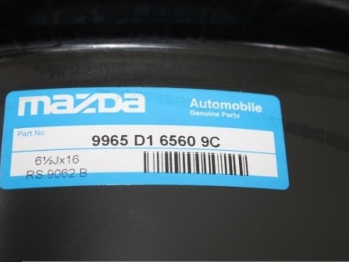 Диск Колёсный Стальной Mazda 6,5x16 5x114,3 ET50 DIA67,1 Black Mazda 9965-D1-65609C