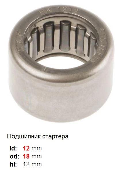 HK1212 SNR Подшипник игольчатый