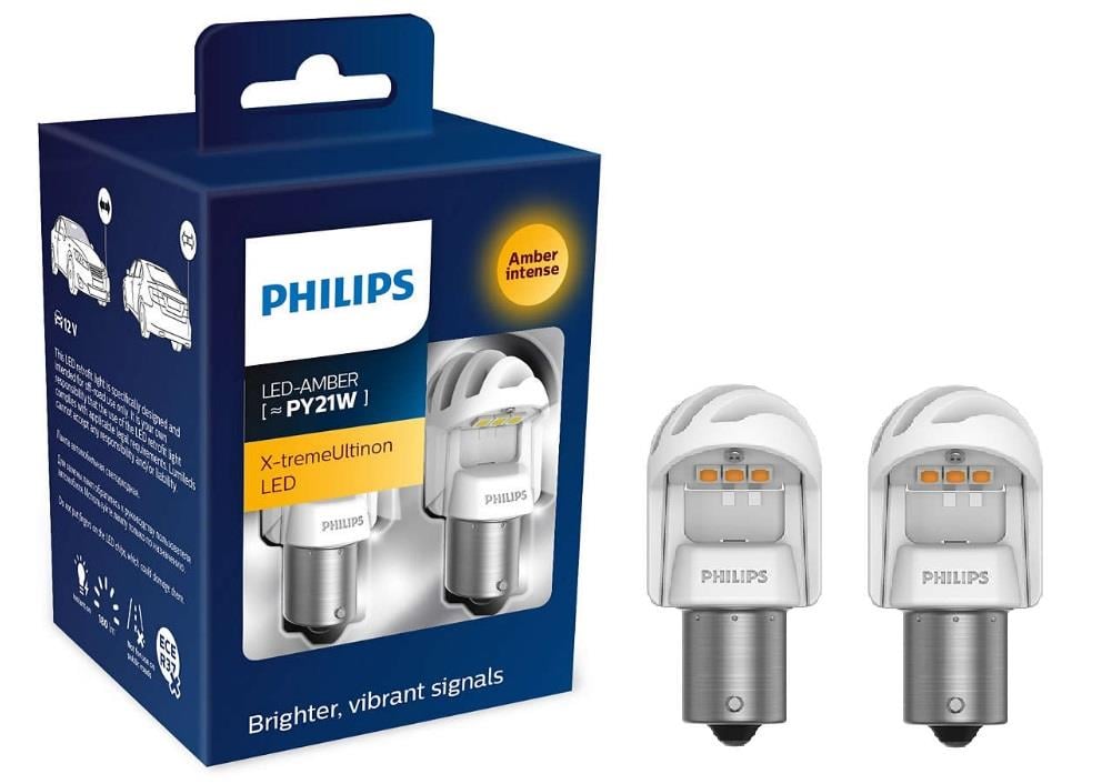 Philips 11498XUAXM Лампа світлодіодна Philips X-tremeUltinon LED gen2 PY21W 12V BAU15s (2 шт.) 11498XUAXM: Купити в Україні - Добра ціна на EXIST.UA!