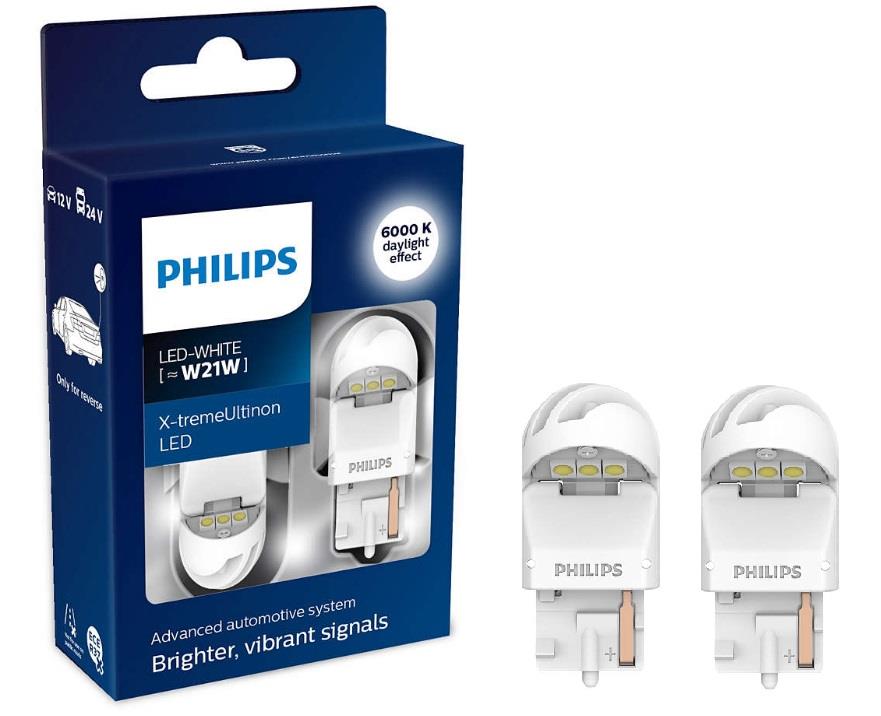 Philips 11065XUWX2 Лампа світлодіодна Philips X-tremeUltinon LED gen2 W21W 12/24V W3x16d (2 шт.) 11065XUWX2: Купити в Україні - Добра ціна на EXIST.UA!