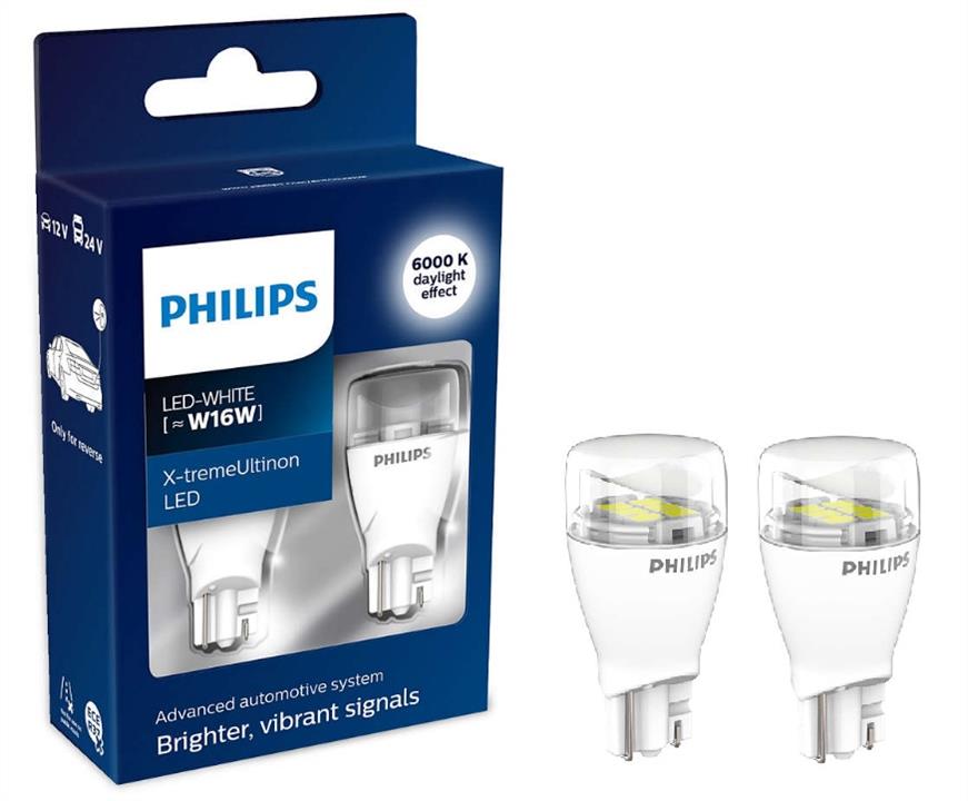 Philips 11067XUWX2 Лампа світлодіодна Philips X-tremeUltinon LED gen2 W16W 12V W2,1x9,5d (2 шт.) 11067XUWX2: Купити в Україні - Добра ціна на EXIST.UA!