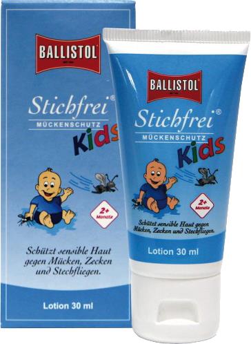26815 Klever Ballistol Гель Klever Stichfrei Kids (от комаров и клещей), 30мл, для детей от 2-х месяцев