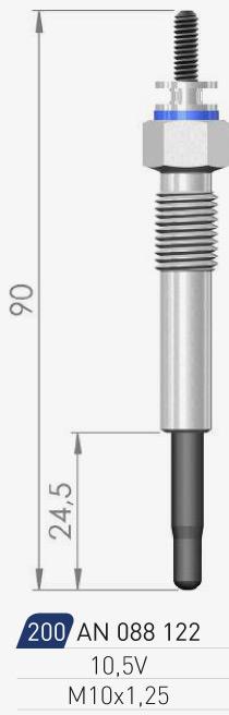 AN088122 A-N Parts Свеча накаливания