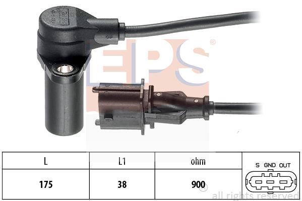 Eps 1.953.382 Датчик положення колінчатого валу 1953382: Купити в Україні - Добра ціна на EXIST.UA!
